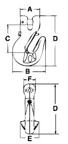 Clevis Grab Hook L info Cradle